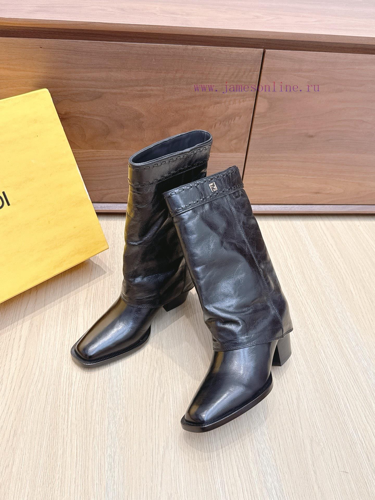 Purchasing GradeFendi's Classic Autumn And Winter Boots Have Become Popular Featuring A Combina 2ukucgvh - Image 5