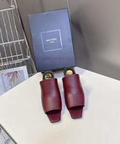 SAINT LAURENT Autumn/Winter Fashion Show Coarse Heel ShoesAmong The Countless Celebrities And F eccduk3t