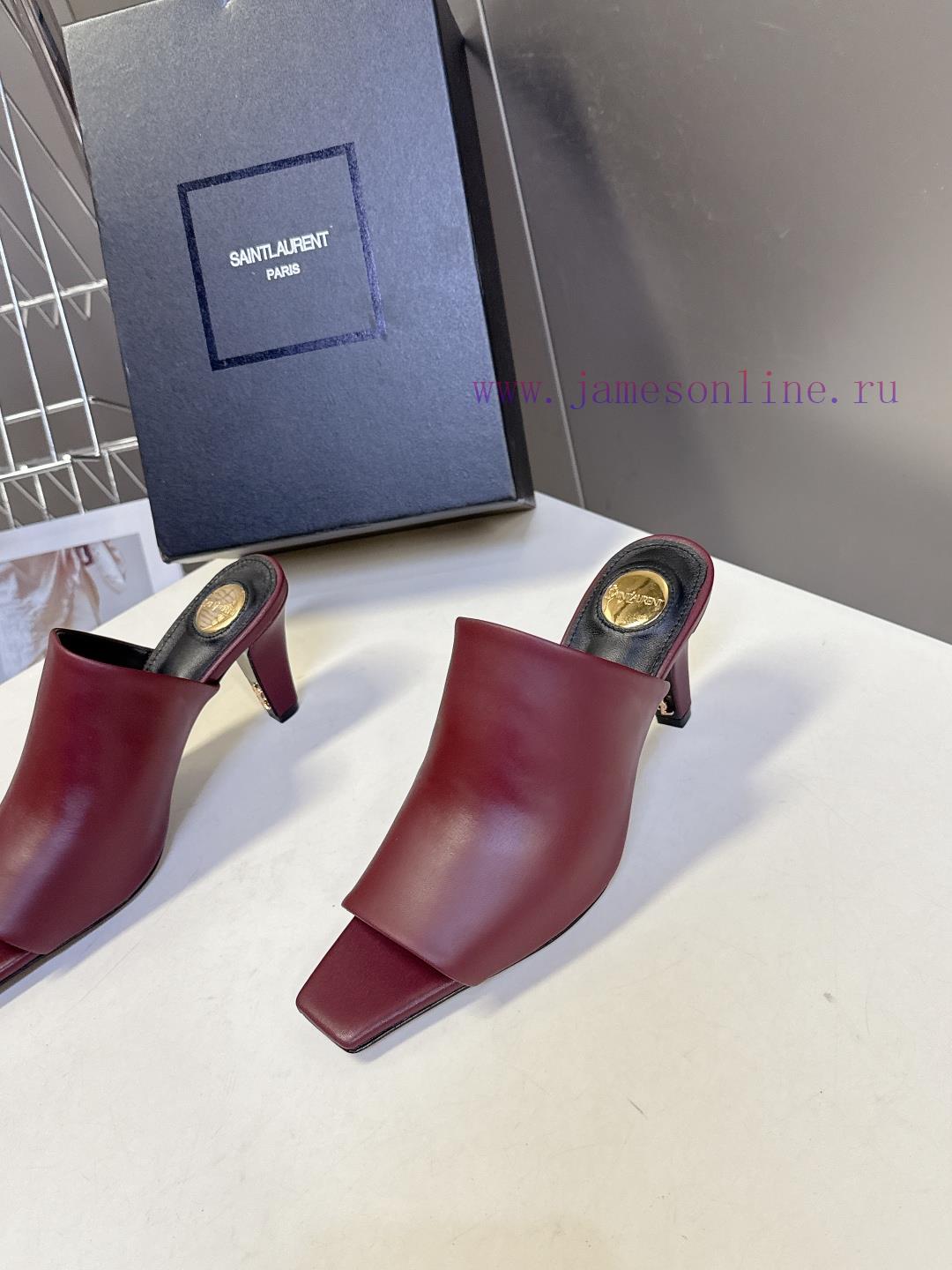 SAINT LAURENT Autumn/Winter Fashion Show Coarse Heel ShoesAmong The Countless Celebrities And F eccduk3t - Image 4