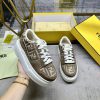 FENDI MatcHermes Comes With The Latest Sports Shoes Featuring Khaki FF Jacquard Fabric And Sued w86pw9d9
