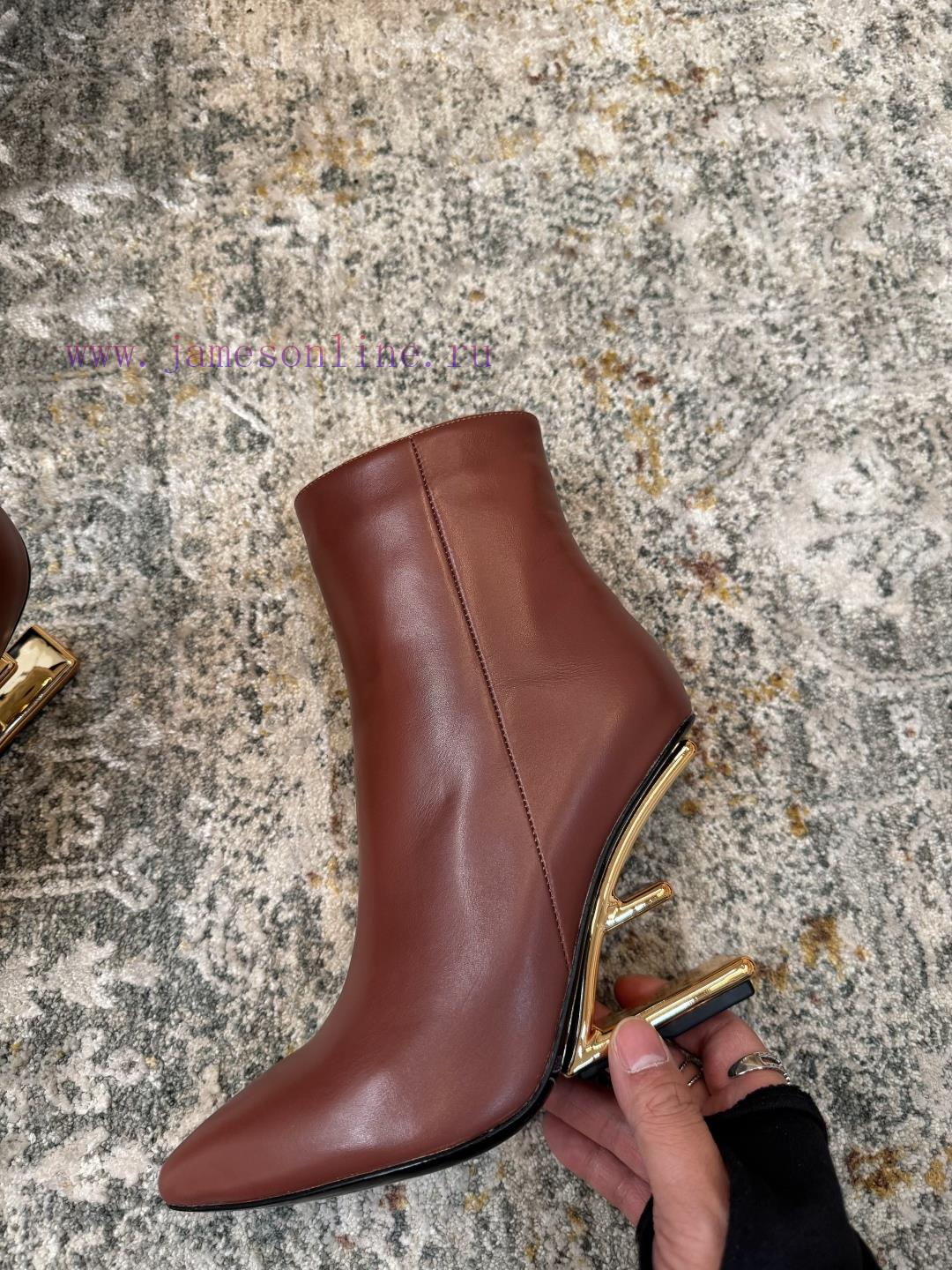 𝑭𝑬𝑵𝑫𝑰𝟐𝟓𝑭𝑾 Hot Items Are Newly ReleasedFabric CowhideInner SheepskinLeather SoleElegant Style Cr ui6j446p - Image 5