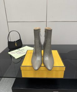 FENDI Arco Blind Eel Leather BootsThis Cylindrical Boot Features A Tapered Toe And High Heel De dlb07e30