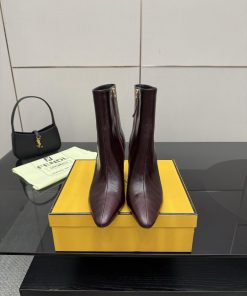 FENDI Arco Blind Eel Leather BootsThis Cylindrical Boot Features A Tapered Toe And High Heel De u7edcc81