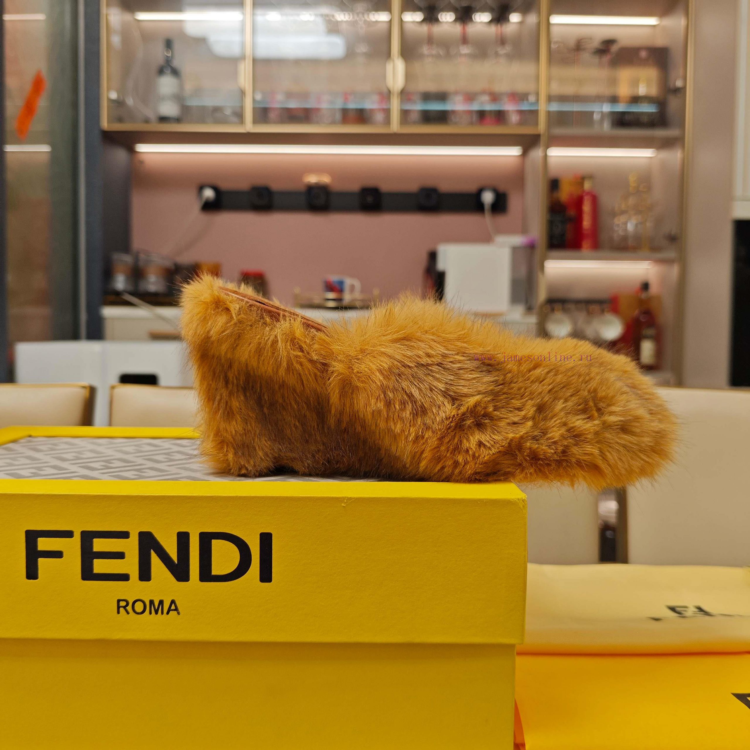 Wool Fur Series Fendi Top EditionThe Mixed Pure Wool "FF" Logo Wool Slippers Sought After By 25 lpbeehn1 - Image 6