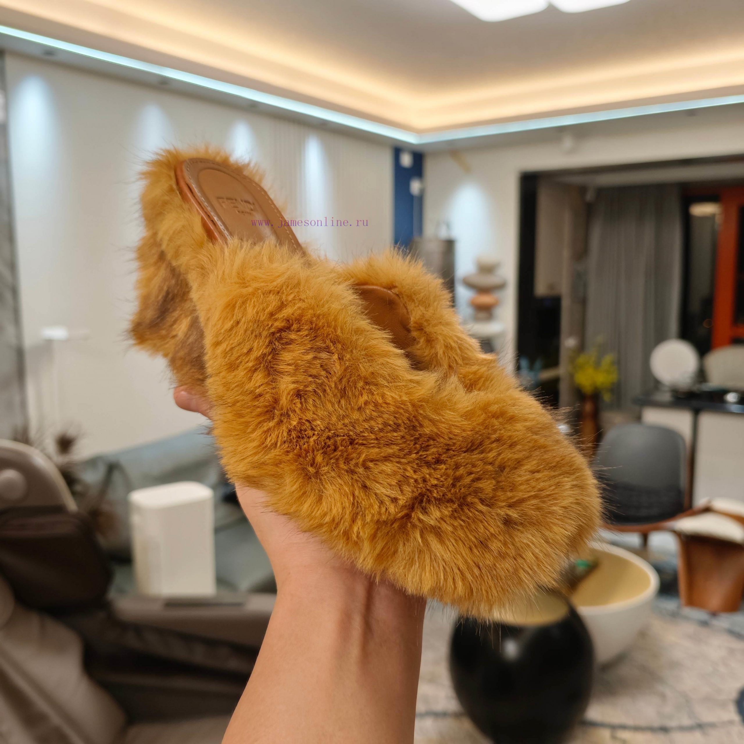 Wool Fur Series Fendi Top EditionThe Mixed Pure Wool "FF" Logo Wool Slippers Sought After By 25 lpbeehn1 - Image 10