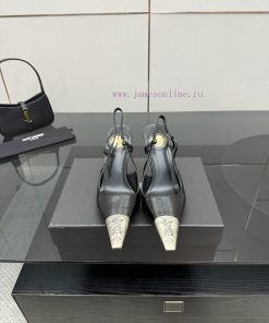 YSL Saint LaurentSS2024 New Product Metal Head Elegant And Atmospheric High Heel SandalsWhy Is 0xtxuet0
