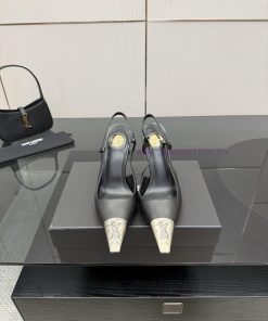 YSL Saint LaurentSS2024 New Product Metal Head Elegant And Atmospheric High Heel SandalsWhy Is en3d1apx
