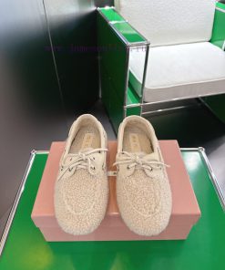 (k024) MiuMiu 25 Year Fashion Show New Mao Le Fu ShoesHot And Trendy This Is A Must-have Item F 76bqf592