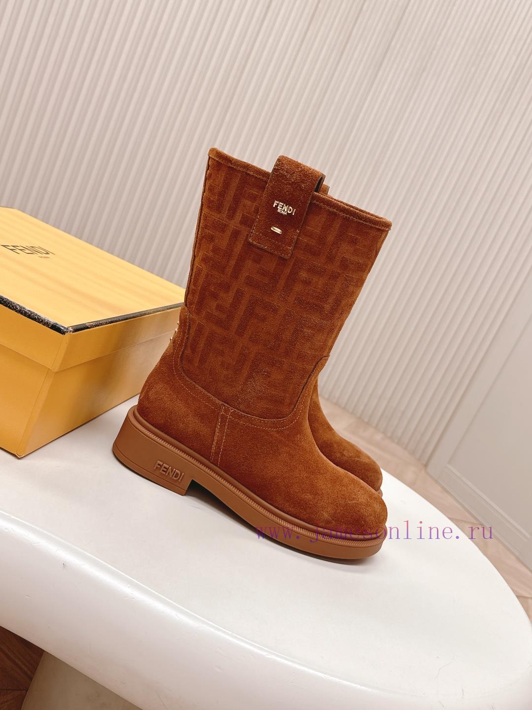 FENDI 25 New Autumn And Winter Short Boots High Boots Knight Boots YYDS → _ →FD Has Released Be hmbisuh1 - Image 3