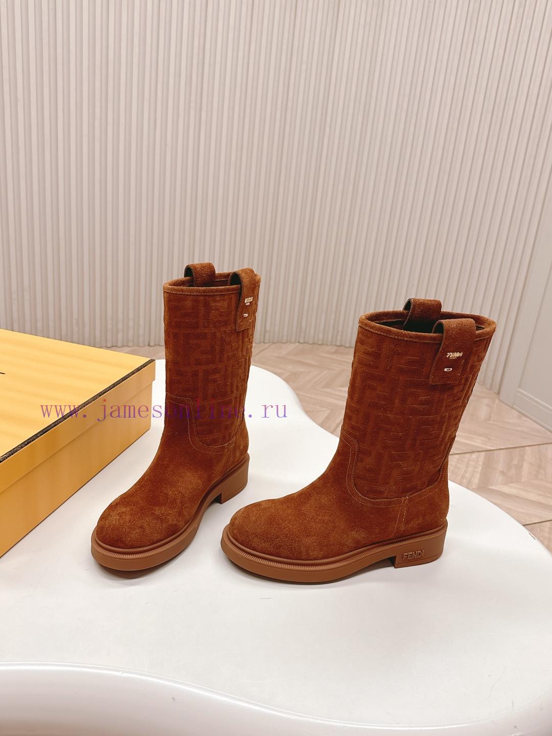 FENDI 25 New Autumn And Winter Short Boots High Boots Knight Boots YYDS → _ →FD Has Released Be hmbisuh1 - Image 4