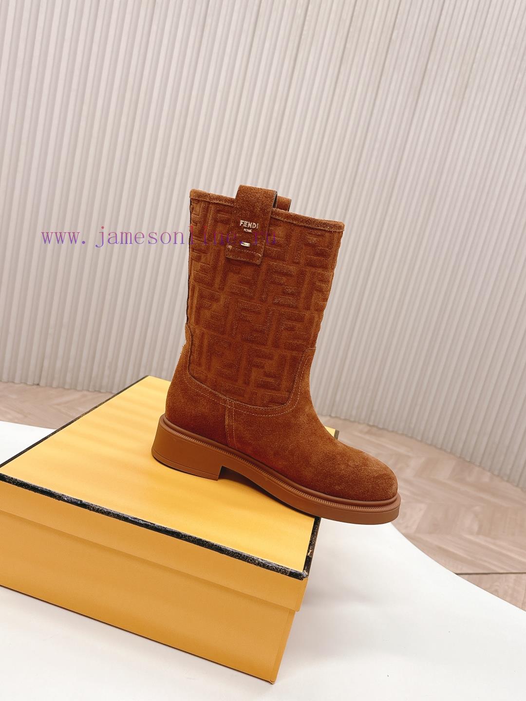 FENDI 25 New Autumn And Winter Short Boots High Boots Knight Boots YYDS → _ →FD Has Released Be hmbisuh1 - Image 5