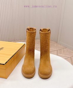 FENDI 25 New Autumn And Winter Short Boots High Boots Knight Boots YYDS → _ →FD Has Released Be kqno9l60