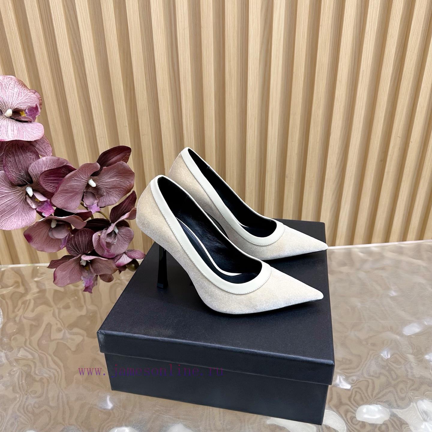 SAINT LAURENT 25ss Spring/Summer New Pointed Stiletto Sandals——————————Top TierYSL's Minimalist g7x36ceu