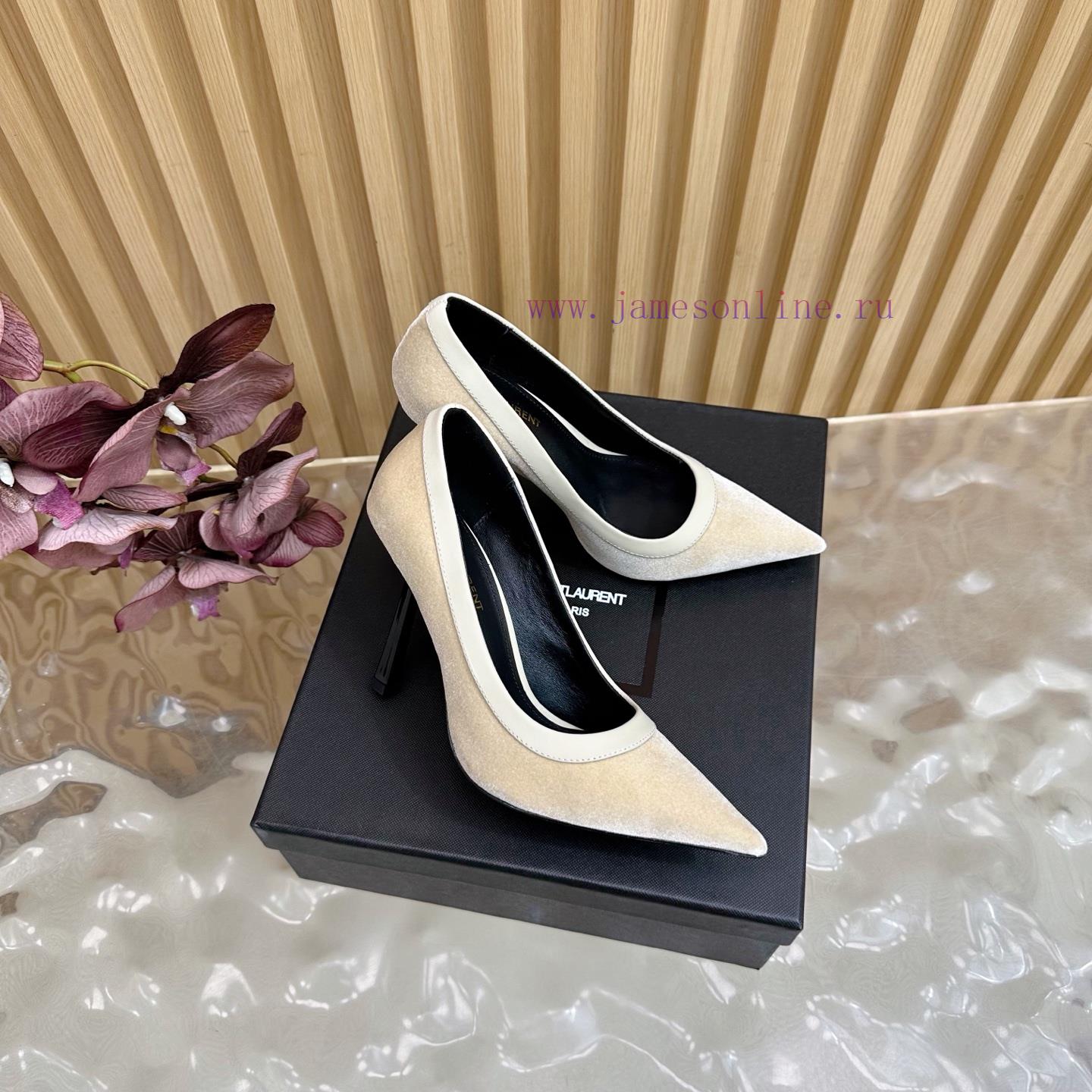 SAINT LAURENT 25ss Spring/Summer New Pointed Stiletto Sandals——————————Top TierYSL's Minimalist g7x36ceu - Image 3