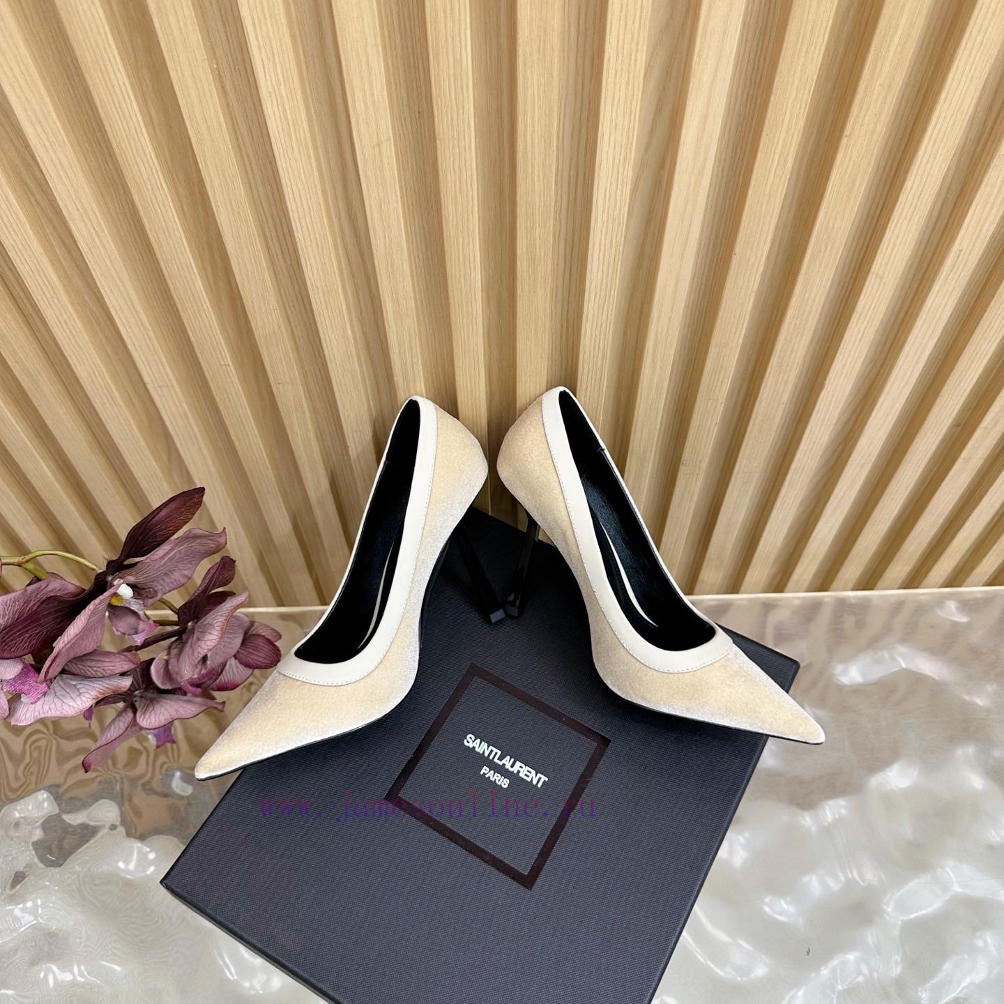 SAINT LAURENT 25ss Spring/Summer New Pointed Stiletto Sandals——————————Top TierYSL's Minimalist g7x36ceu - Image 4