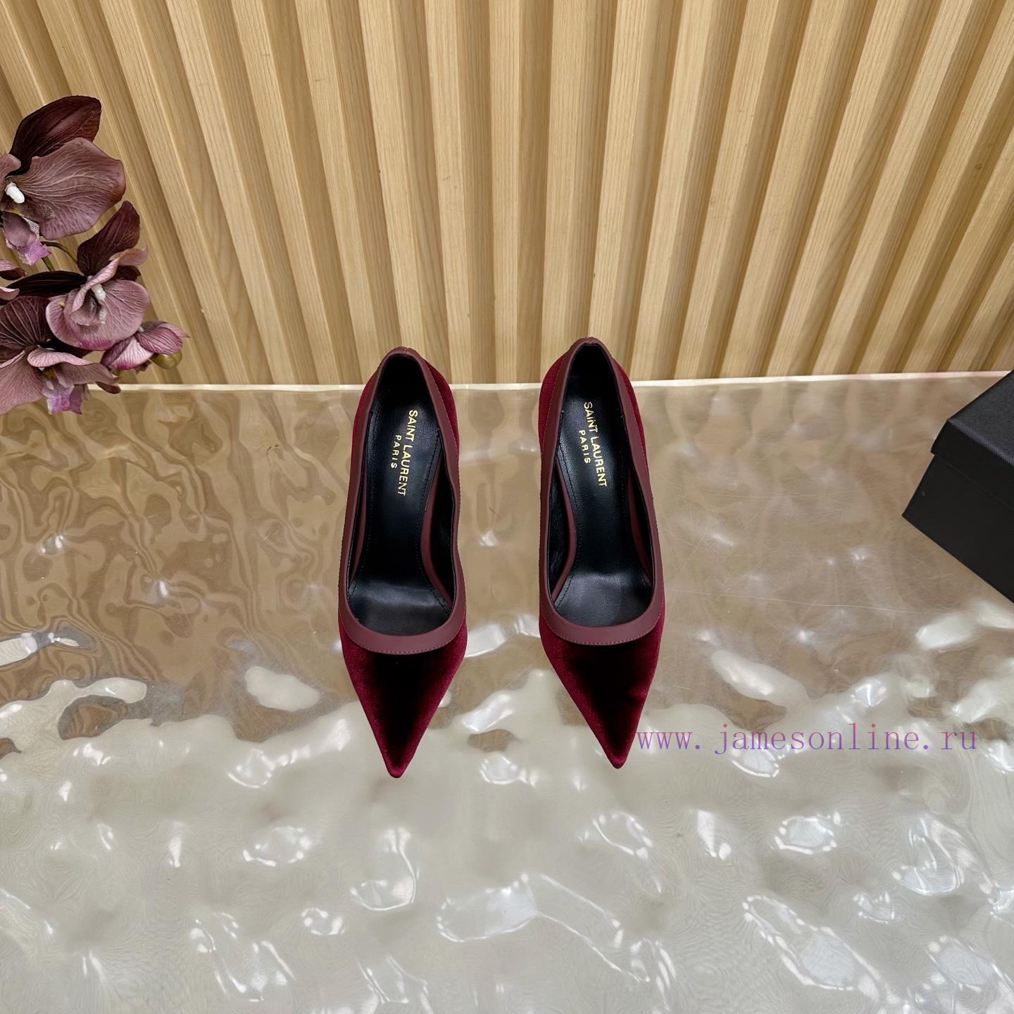 SAINT LAURENT 25ss Spring/Summer New Pointed Stiletto Sandals——————————Top TierYSL's Minimalist nt63gsrc - Image 6