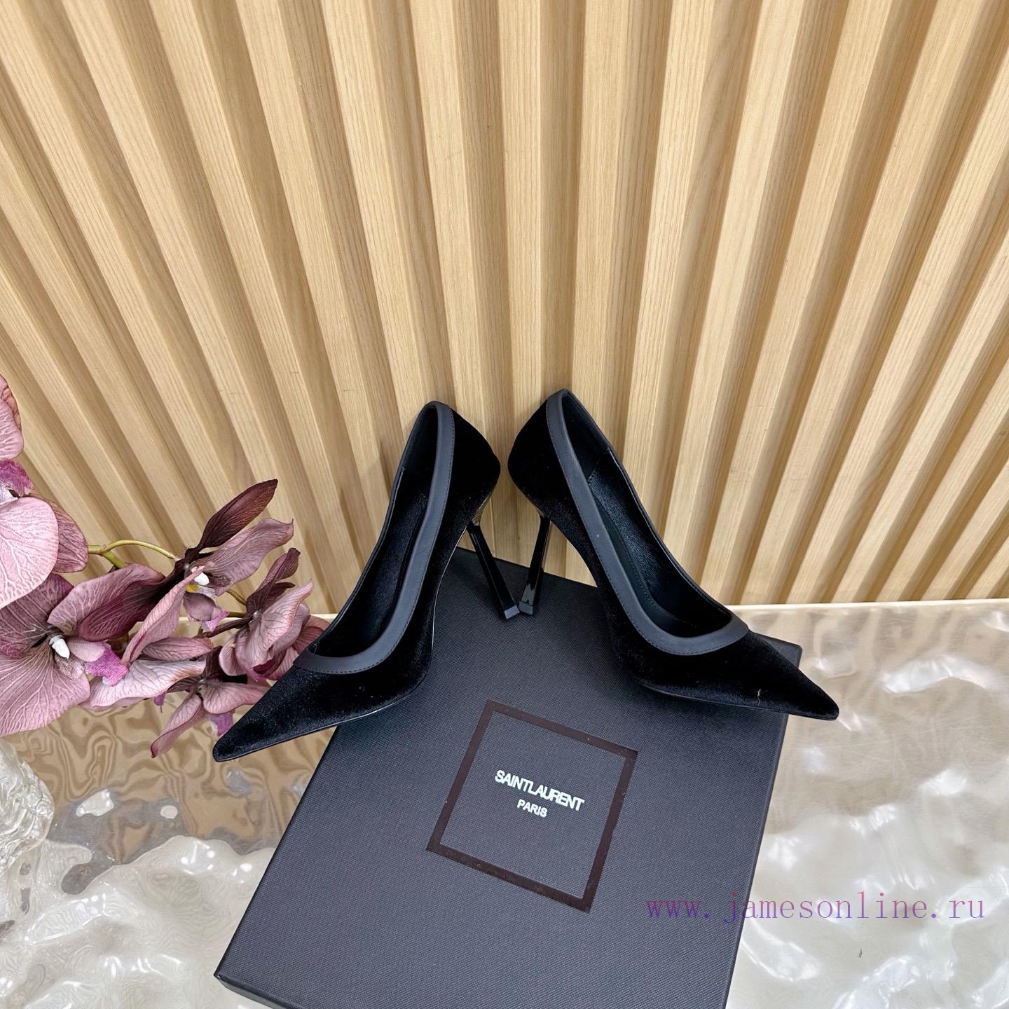 SAINT LAURENT 25ss Spring/Summer New Pointed Stiletto Sandals——————————Top TierYSL's Minimalist puwbi3aj - Image 3