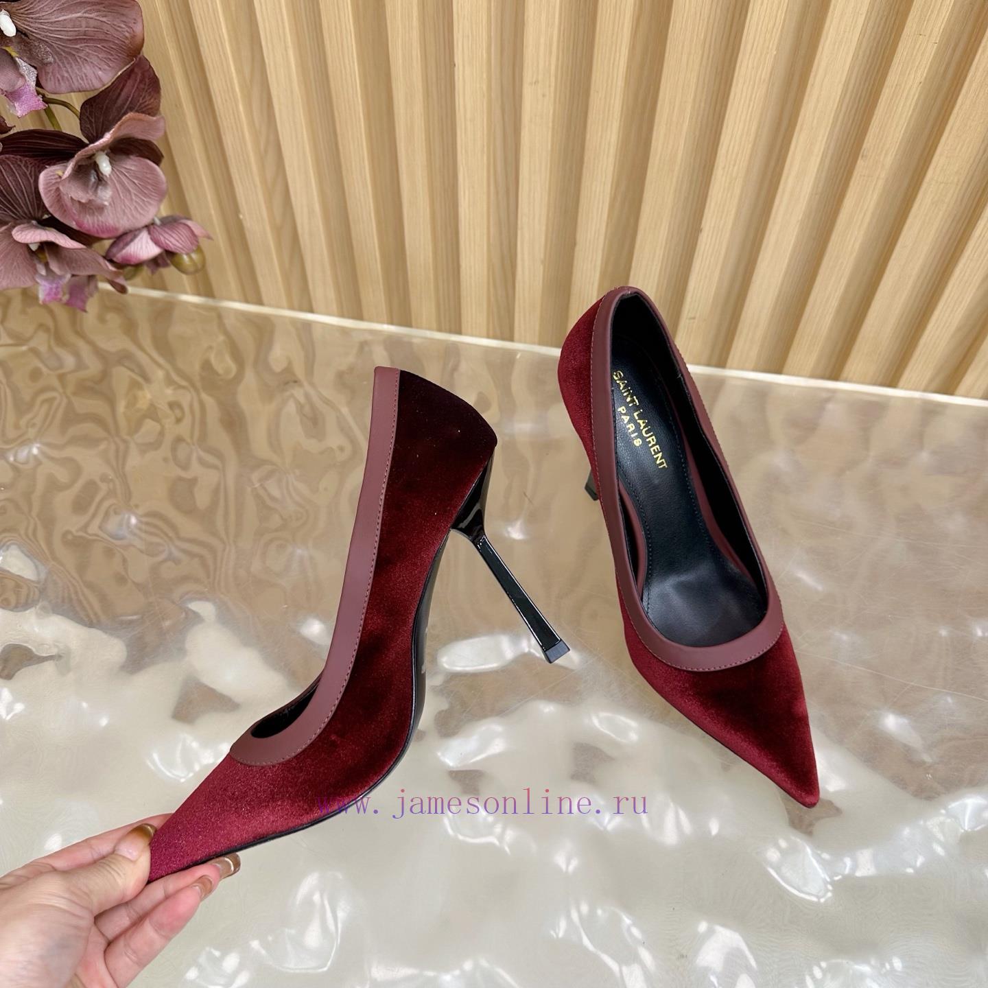 SAINT LAURENT 25ss Spring/Summer New Pointed Stiletto Sandals——————————Top TierYSL's Minimalist nt63gsrc - Image 9