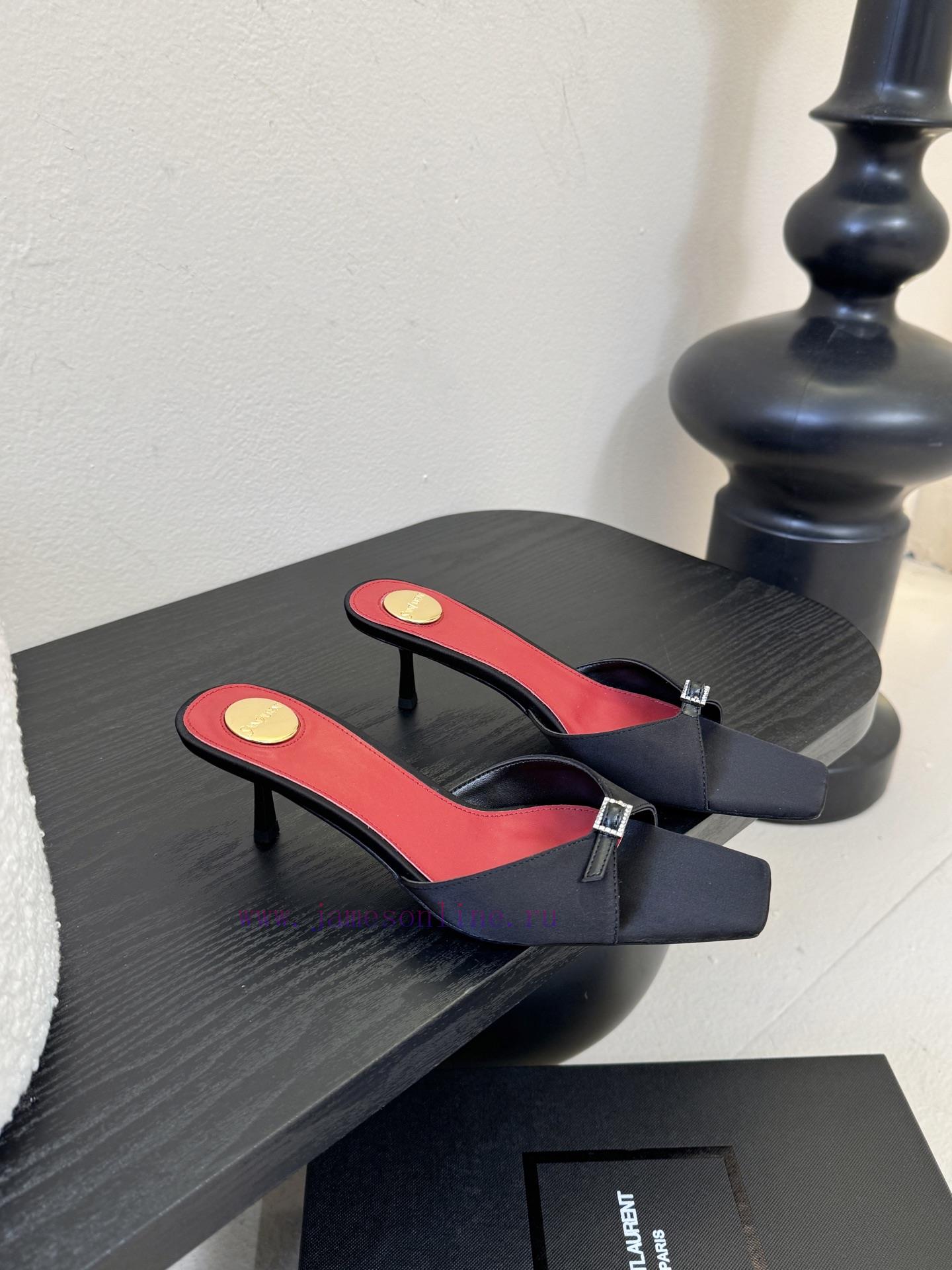 Saint Laurent 25ss New YSL Logo High Heel Shoe TrailerYsl Fashion High Heels And Various Small vygnsb74 - Image 4