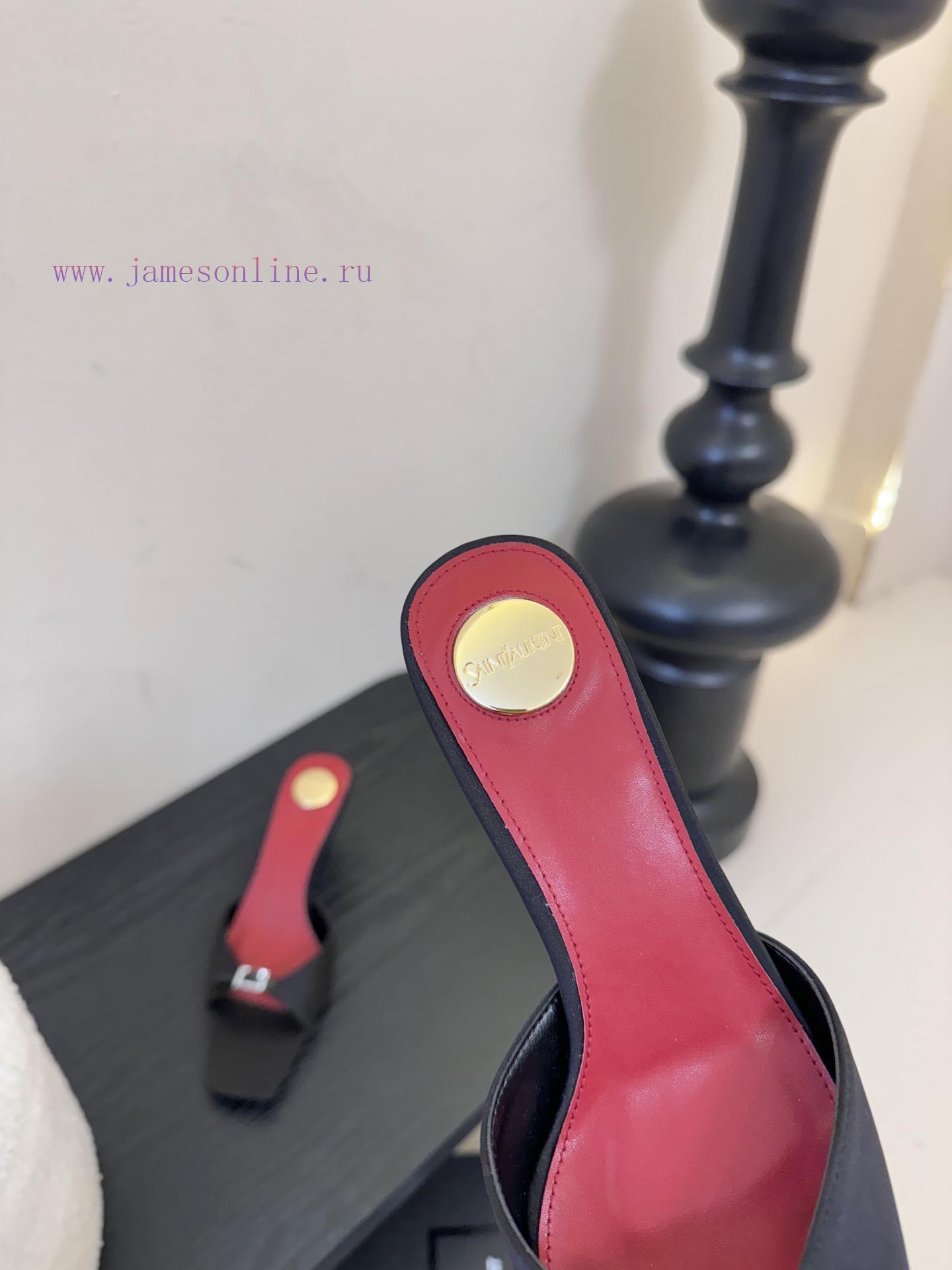 Saint Laurent 25ss New YSL Logo High Heel Shoe TrailerYsl Fashion High Heels And Various Small vygnsb74 - Image 9
