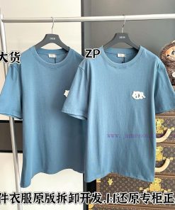 Dior Chest Badge Short Sleeved Shirt With Full Packaging 🔥🔥🔥 Whole Piece Clothing Procurement Z ytf9kl74