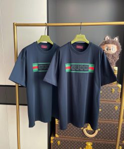 GUCCI Printed Embroidered Short Sleeved Shirt With Full Packaging 🔥🔥🔥 Whole Piece Clothing Proc st1co602