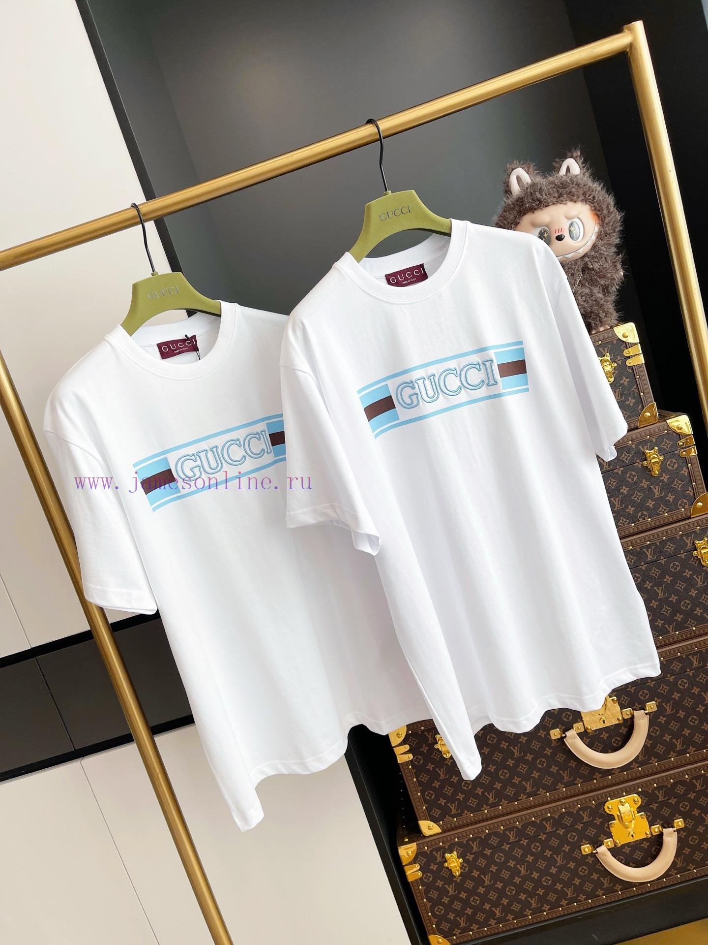 GUCCI Printed Embroidered Short Sleeved Shirt With Full Packaging 🔥🔥🔥 Whole Piece Clothing Proc ipby0t7t - Image 3
