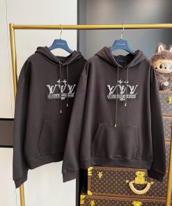 LV Pearl Hooded Sweatshirt ⚠️ Same Coffee Color As The Genuine Product Please Distinguish The B k645k2yg
