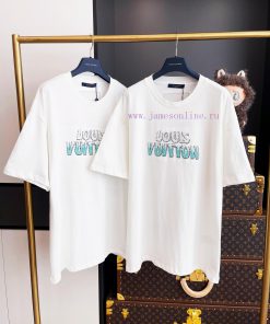 LV Bead Letter Embroidered Short Sleeved Whole Piece Clothing Procurement Zp Development And Cr adbeu9kn