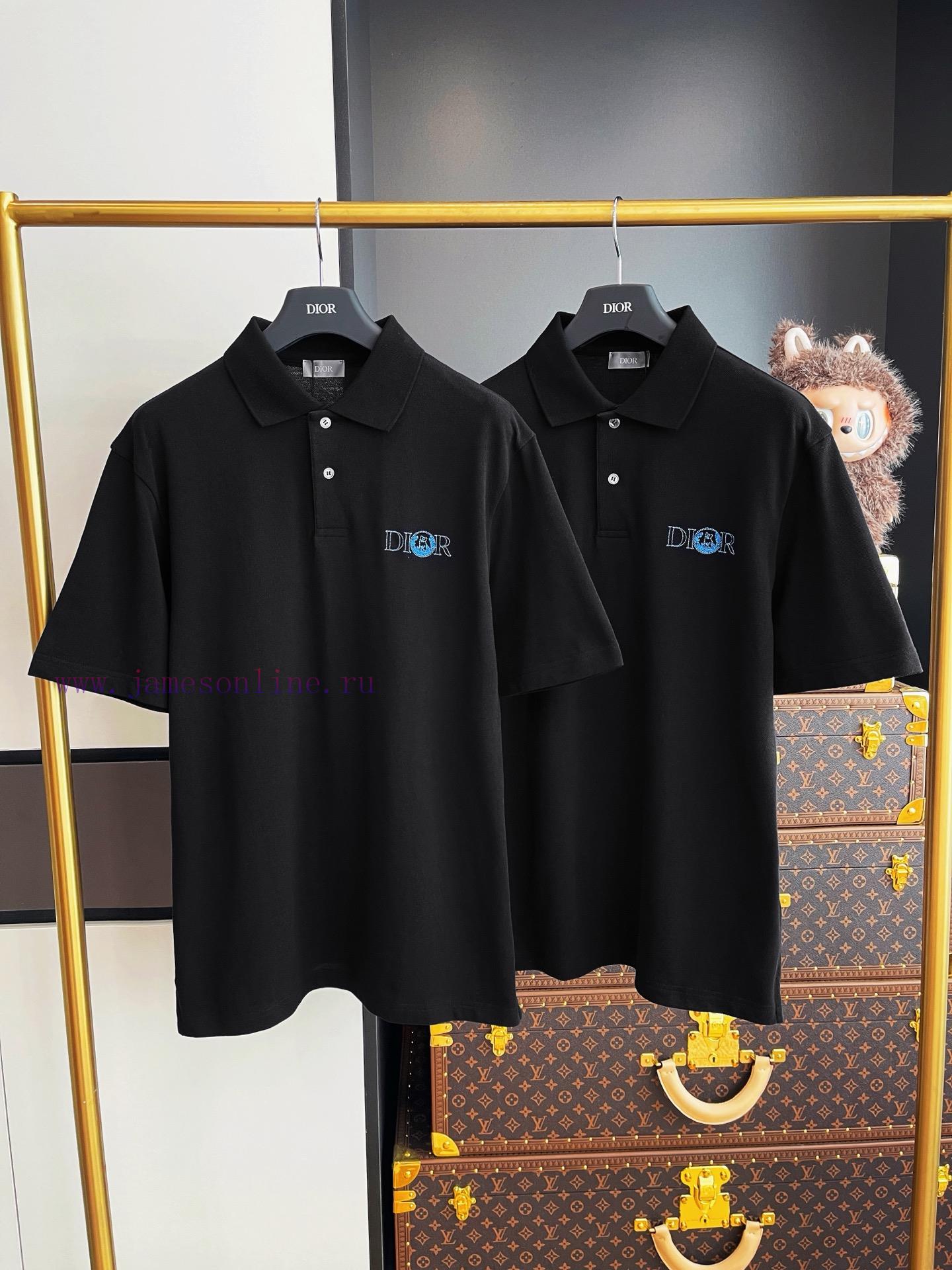 Dior Embroidered Polo Shirt On The Chest Whole Piece Purchased And Developed By Zp Original Dev xyrwtpgo - Image 2
