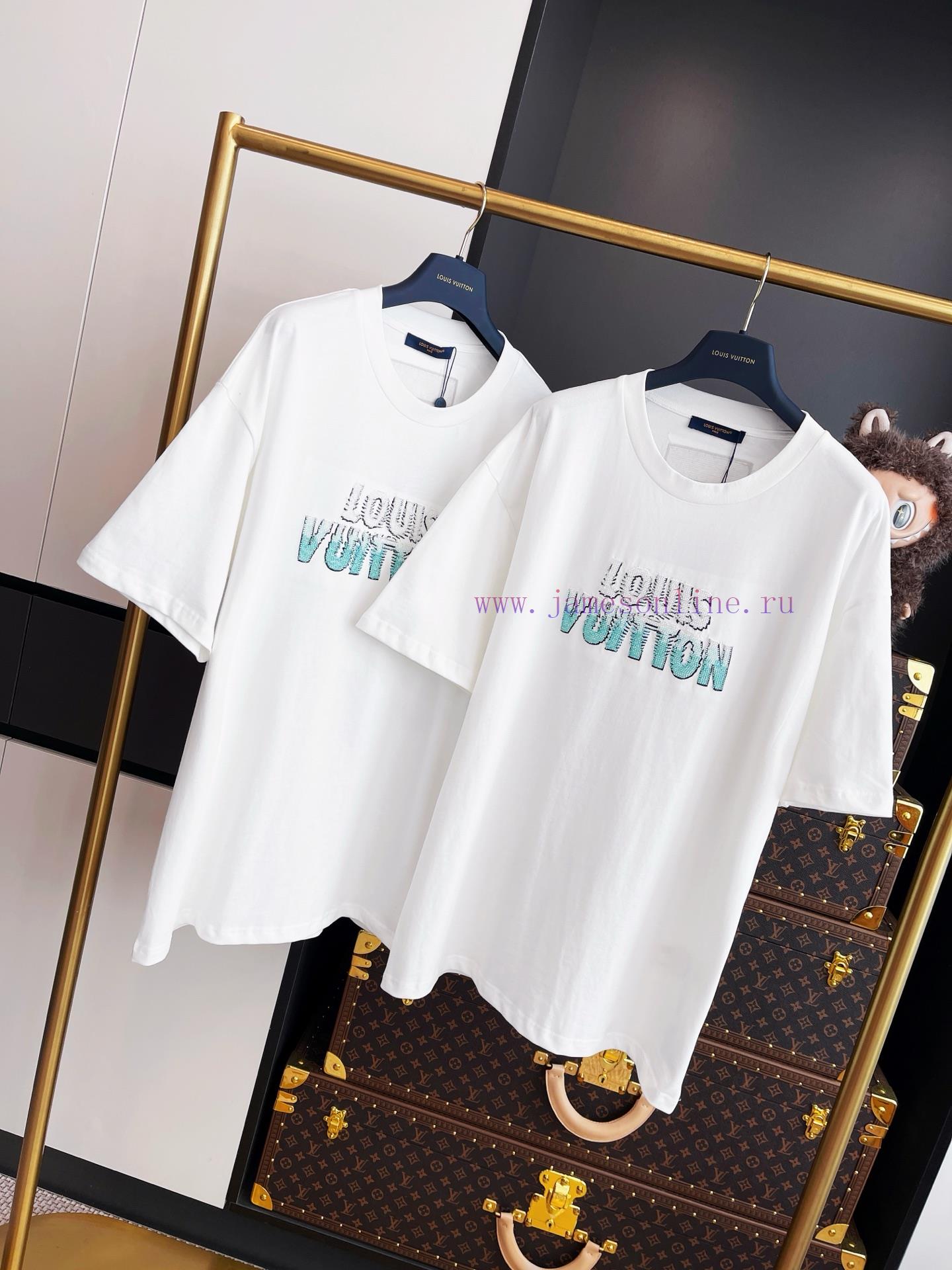 LV Bead Letter Embroidered Short Sleeved Whole Piece Clothing Procurement Zp Development And Cr adbeu9kn - Image 4