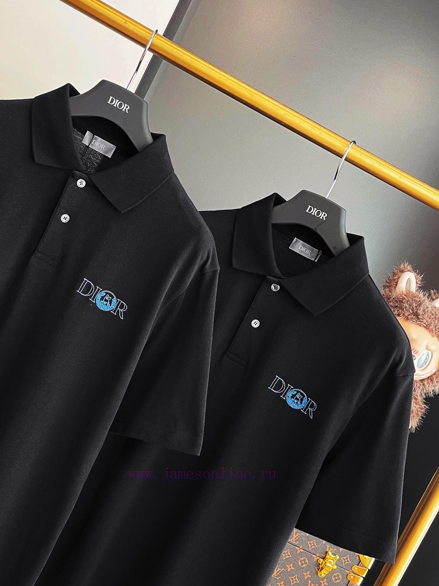 Dior Embroidered Polo Shirt On The Chest Whole Piece Purchased And Developed By Zp Original Dev xyrwtpgo - Image 7