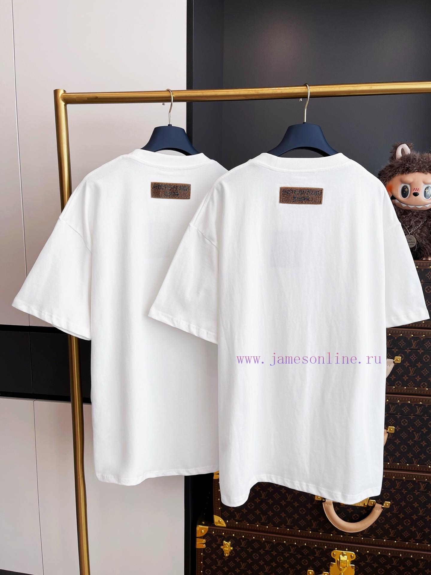 LV Bead Letter Embroidered Short Sleeved Whole Piece Clothing Procurement Zp Development And Cr adbeu9kn - Image 8