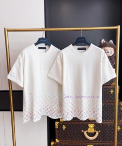 LV Gradient Diamond Wool Woven Short Sleeved Clothing Is Purchased And Developed By Zp. The Ori ijdfaonn