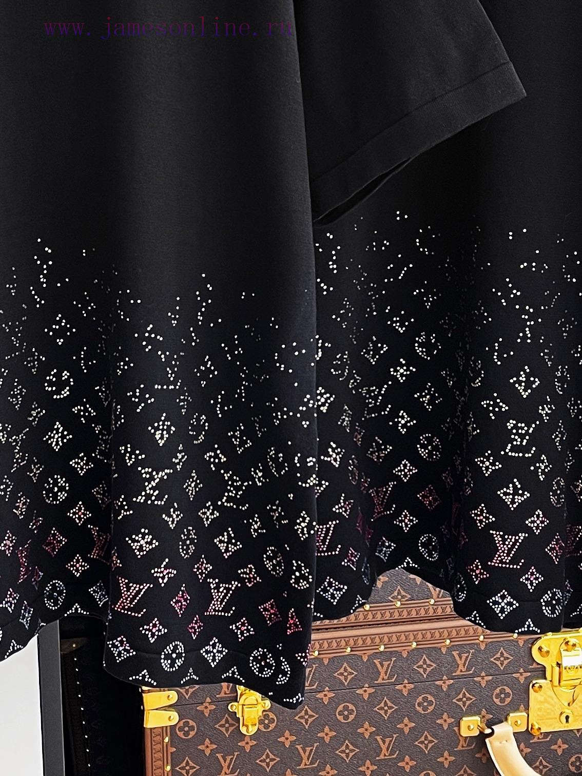 LV Gradient Diamond Wool Woven Short Sleeved Clothing Is Purchased And Developed By Zp. The Ori bmgi8uot - Image 6