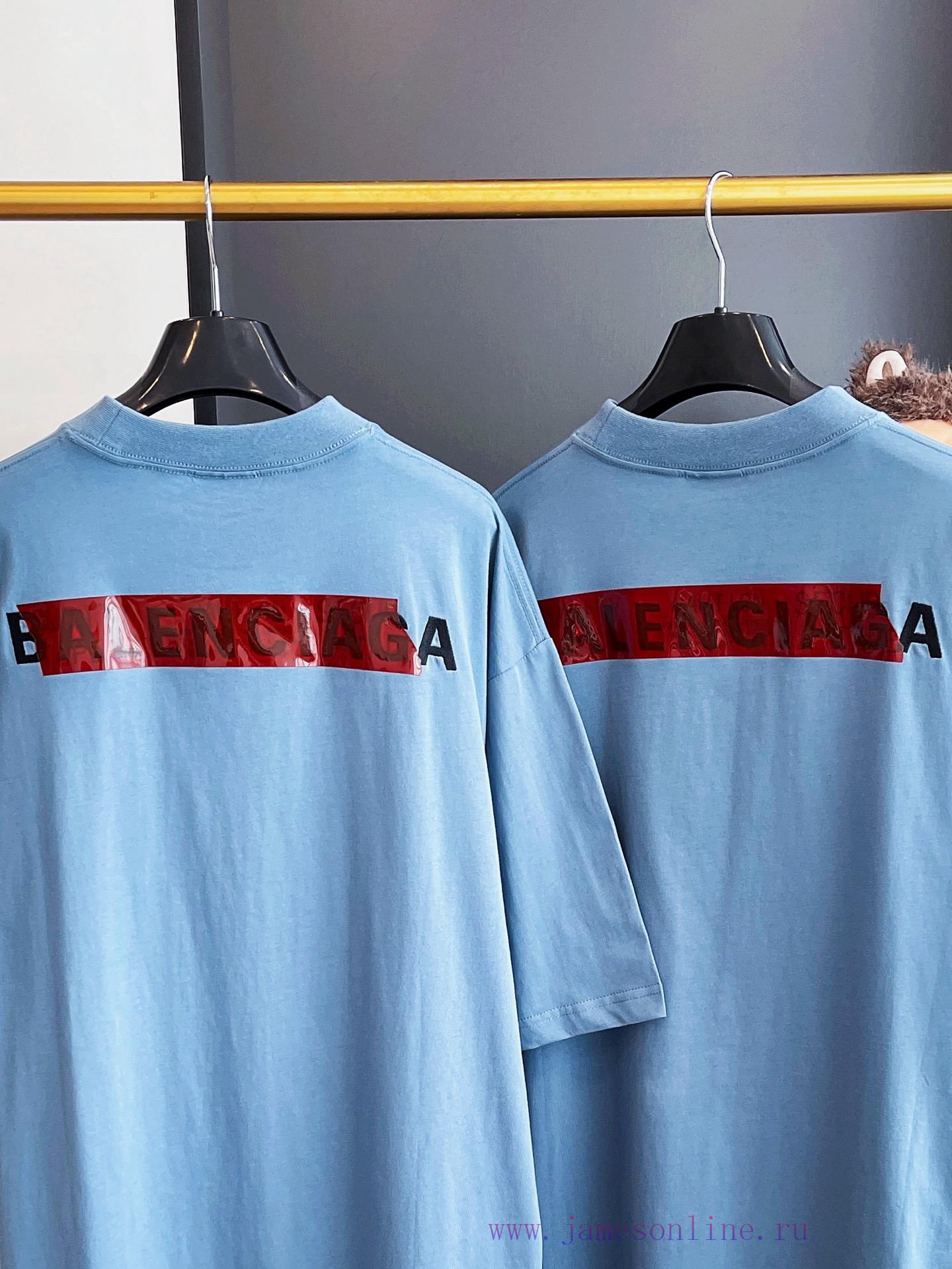 Balenciaga Tape Short Sleeve With Full Packaging 🔥🔥🔥 Whole Piece Clothing Procurement Zp Develo xmhz1doe - Image 9