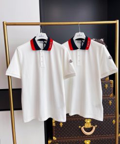 Moncler CLR Collar Letter Polo Shirt With Full Packaging 🔥🔥🔥 Whole Piece Clothing Procurement Z z16ipczr
