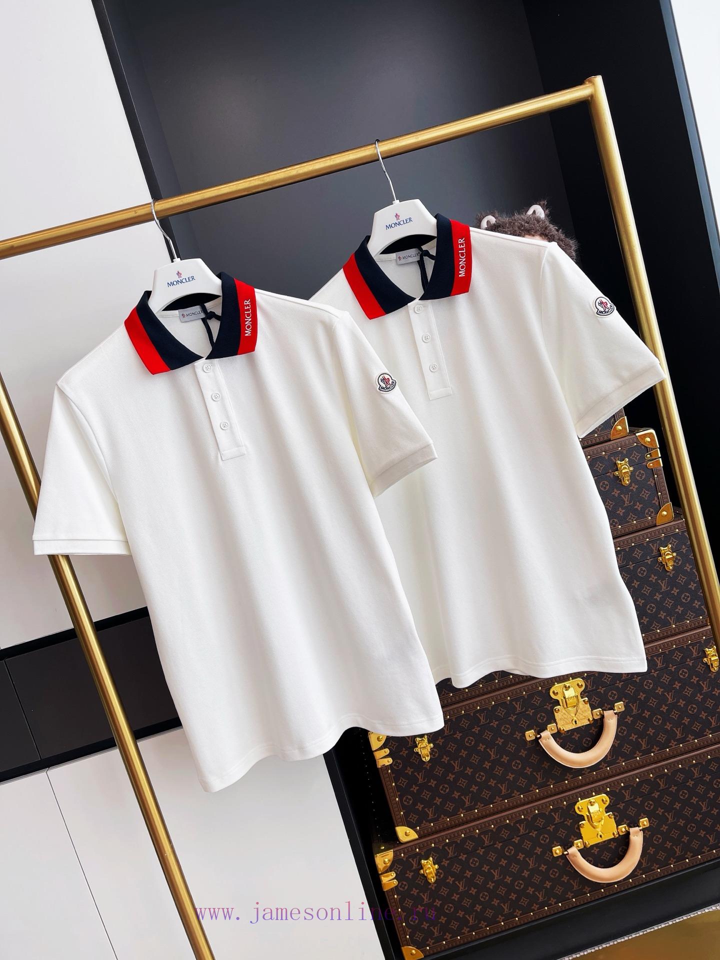Moncler CLR Collar Letter Polo Shirt With Full Packaging 🔥🔥🔥 Whole Piece Clothing Procurement Z z16ipczr - Image 3