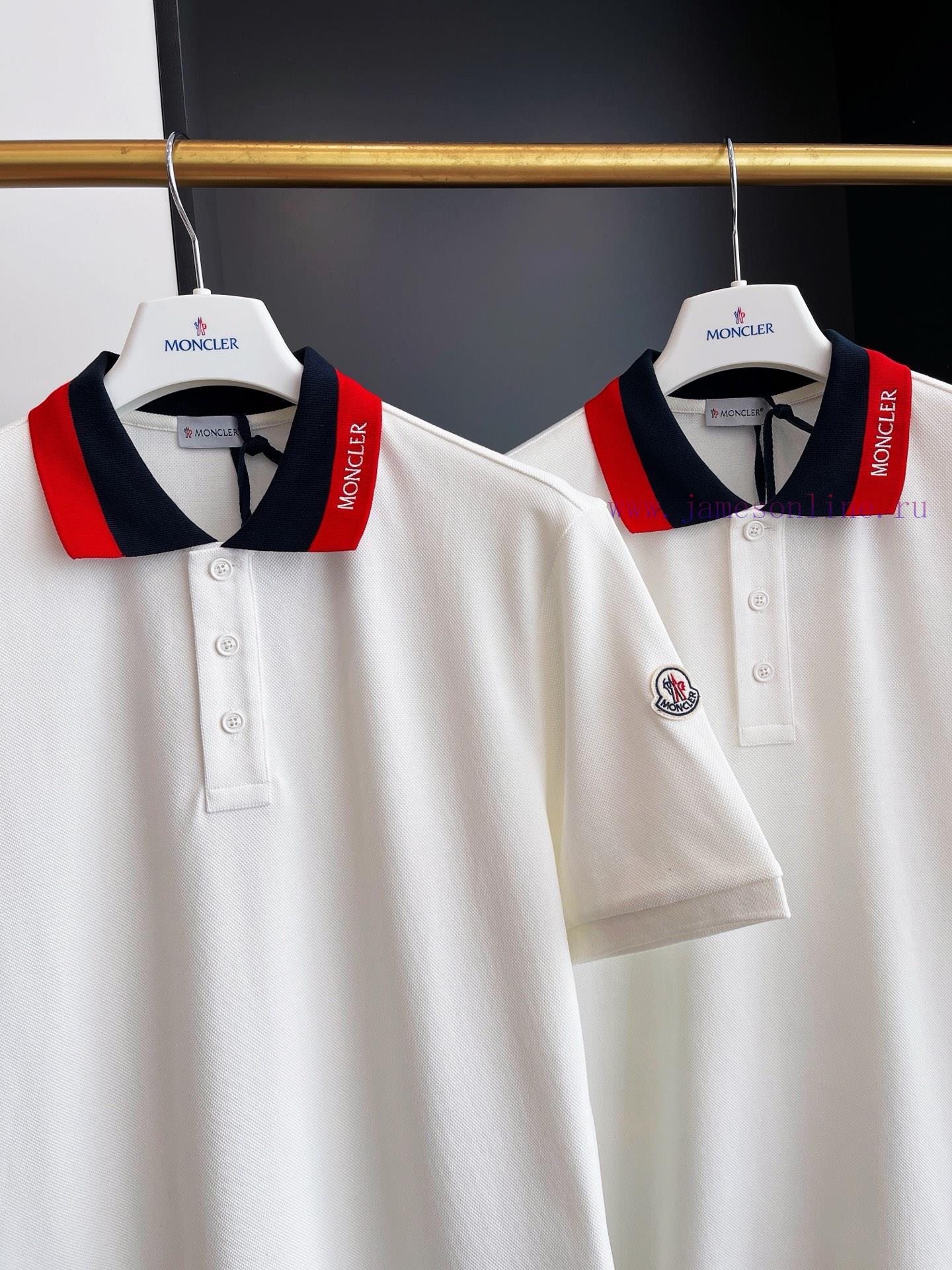 Moncler CLR Collar Letter Polo Shirt With Full Packaging 🔥🔥🔥 Whole Piece Clothing Procurement Z z16ipczr - Image 5