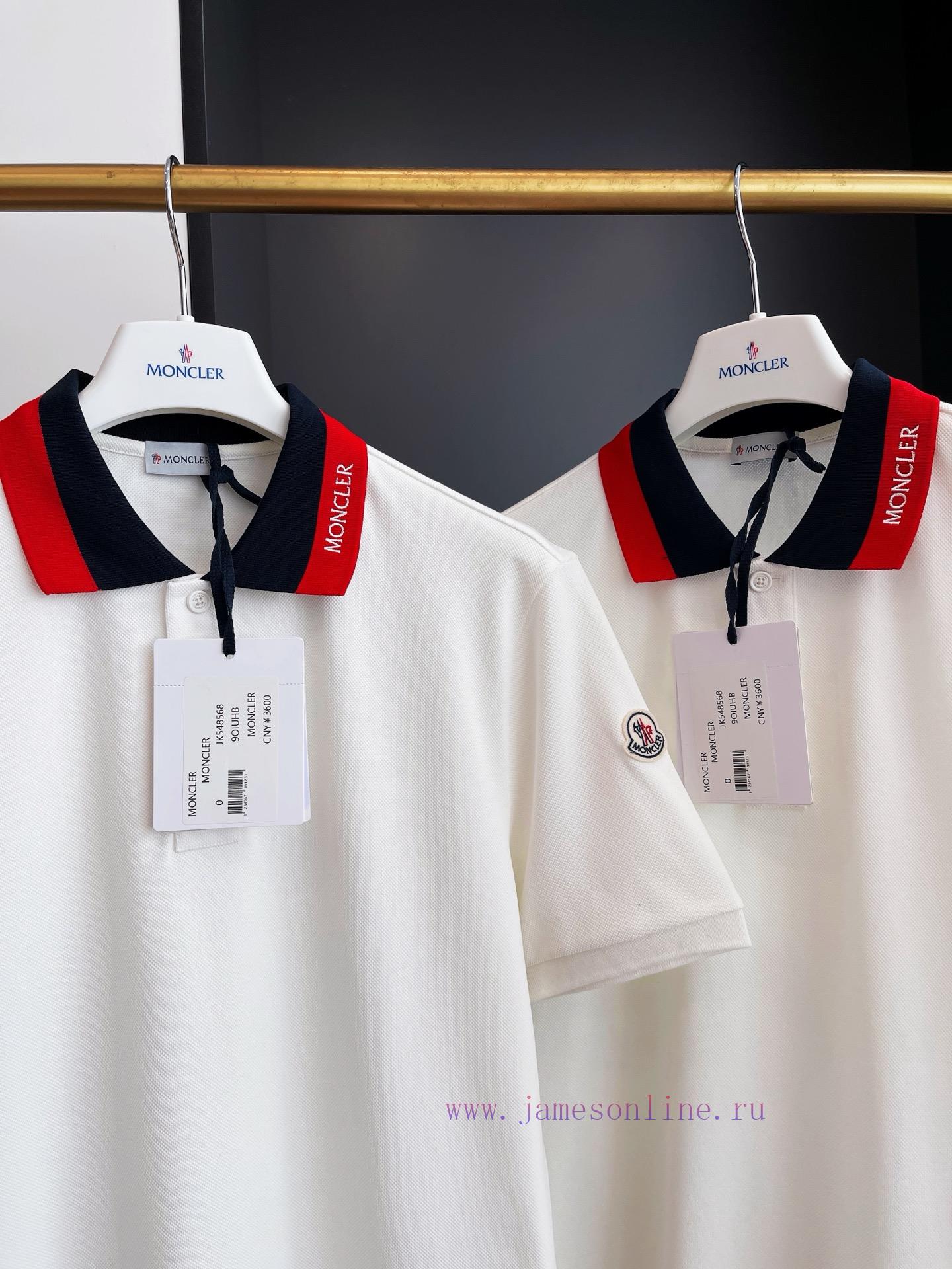 Moncler CLR Collar Letter Polo Shirt With Full Packaging 🔥🔥🔥 Whole Piece Clothing Procurement Z z16ipczr - Image 6