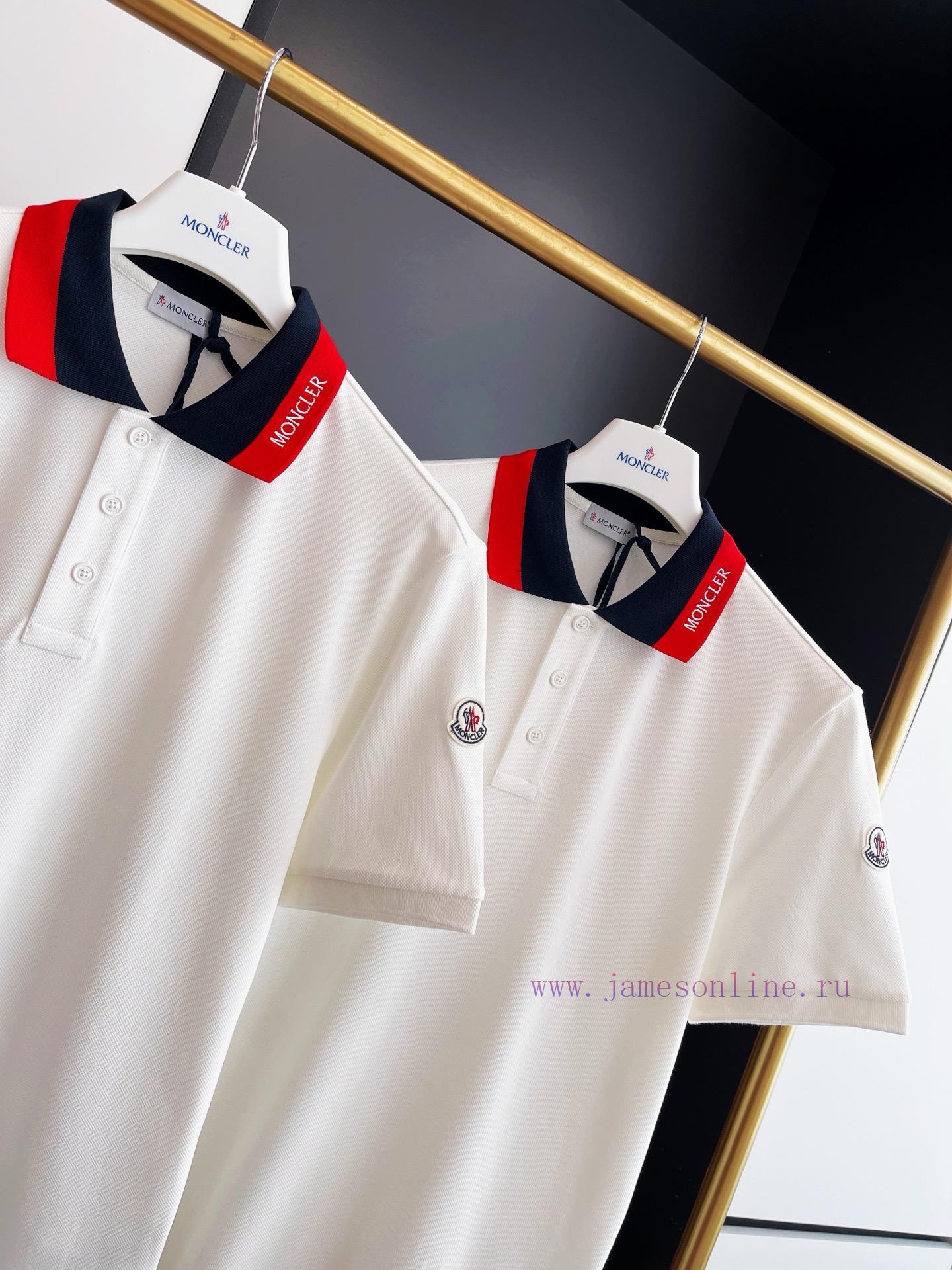 Moncler CLR Collar Letter Polo Shirt With Full Packaging 🔥🔥🔥 Whole Piece Clothing Procurement Z z16ipczr - Image 7