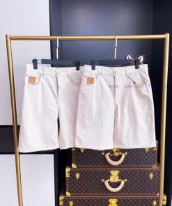 LV Leather Logo Shorts With Full Packaging 🔥🔥🔥 Whole Piece Clothing Procurement Zp Development qml53vys
