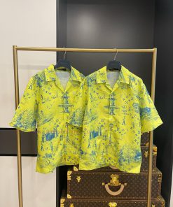 LV Printed Shirt Set ⚠️ Complete Packaging And Shipping Of The Entire Piece Of Clothing Procure ylxdpodo