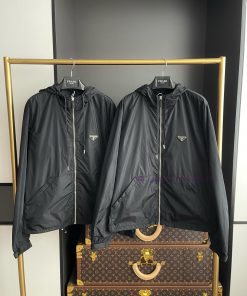 PRADA Zipper Hooded Jacket ⚠️ Complete Packaging And Shipping Of The Entire Piece Of Clothing P 6wqdpypr