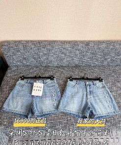 CHANEL 25 Early Spring Embroidered Letter Denim Shorts 🐮 16900 Purchase Zp Disassembly And Cons qbtk7o68