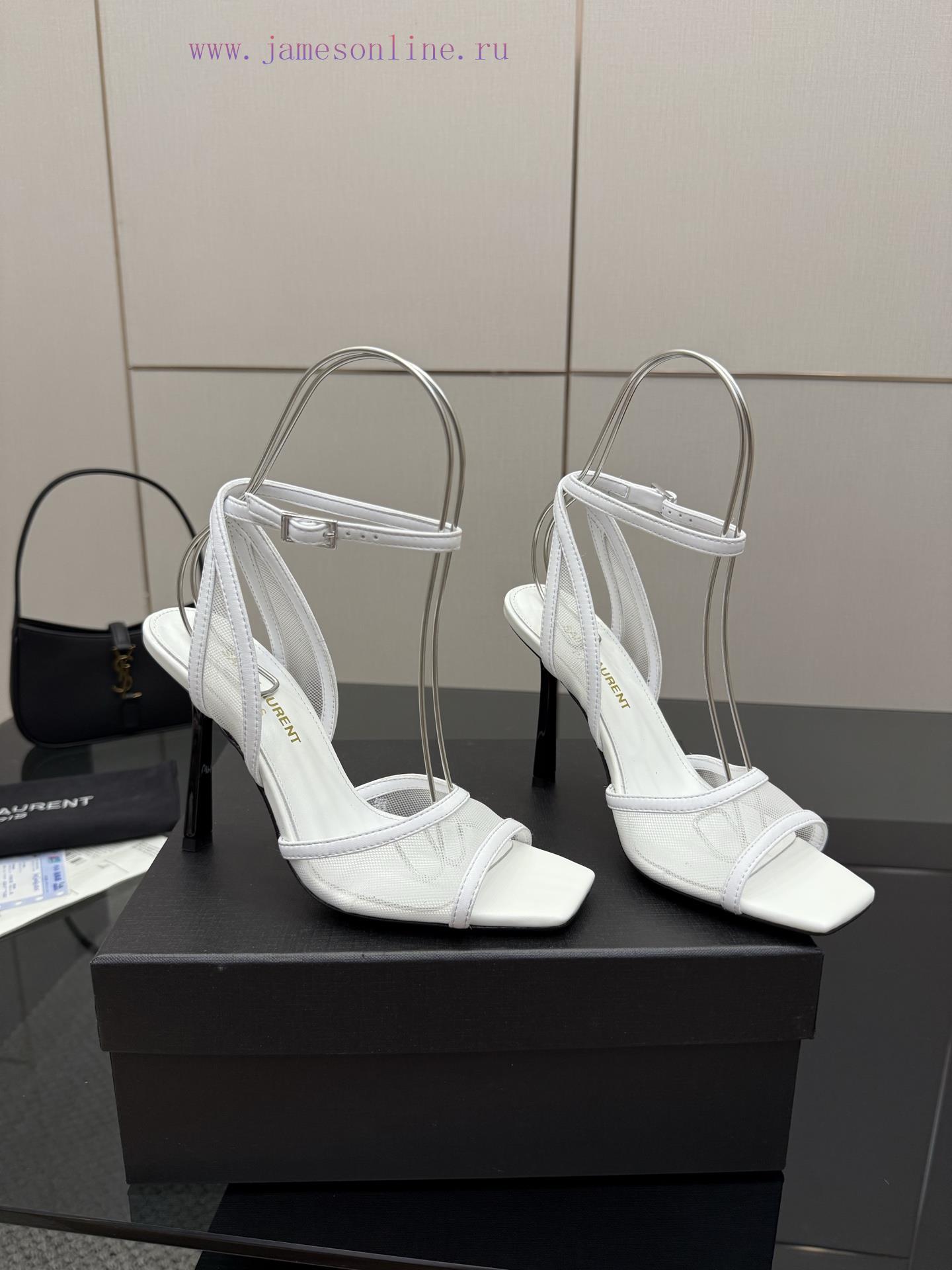 Saint Laurent YSL Classic Spring/Summer Cross Strap High Heel SandalsCutting Off Men And Women' 7htj7kus - Image 2