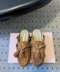 Top QualityMiu Miu 25FW Deck Shoes Suede Boat ShoesMiuMiu Miu's New Deck Shoes Also Have A Grea ta09ocph