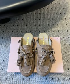 Top QualityMiu Miu 25FW Deck Shoes Suede Boat ShoesMiuMiu Miu's New Deck Shoes Also Have A Grea mmfx2nvp
