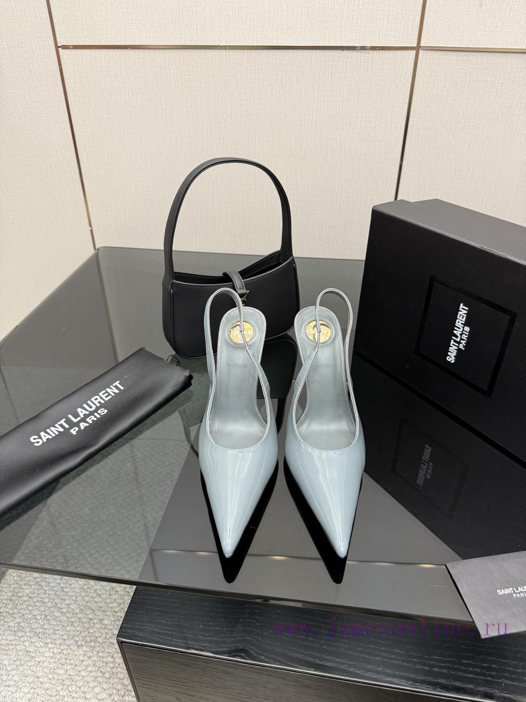 SAIN * LAURENT2025 Brand New High-heeled Sandals With Pointed Toes High Heels And Various Small oywlt8yx