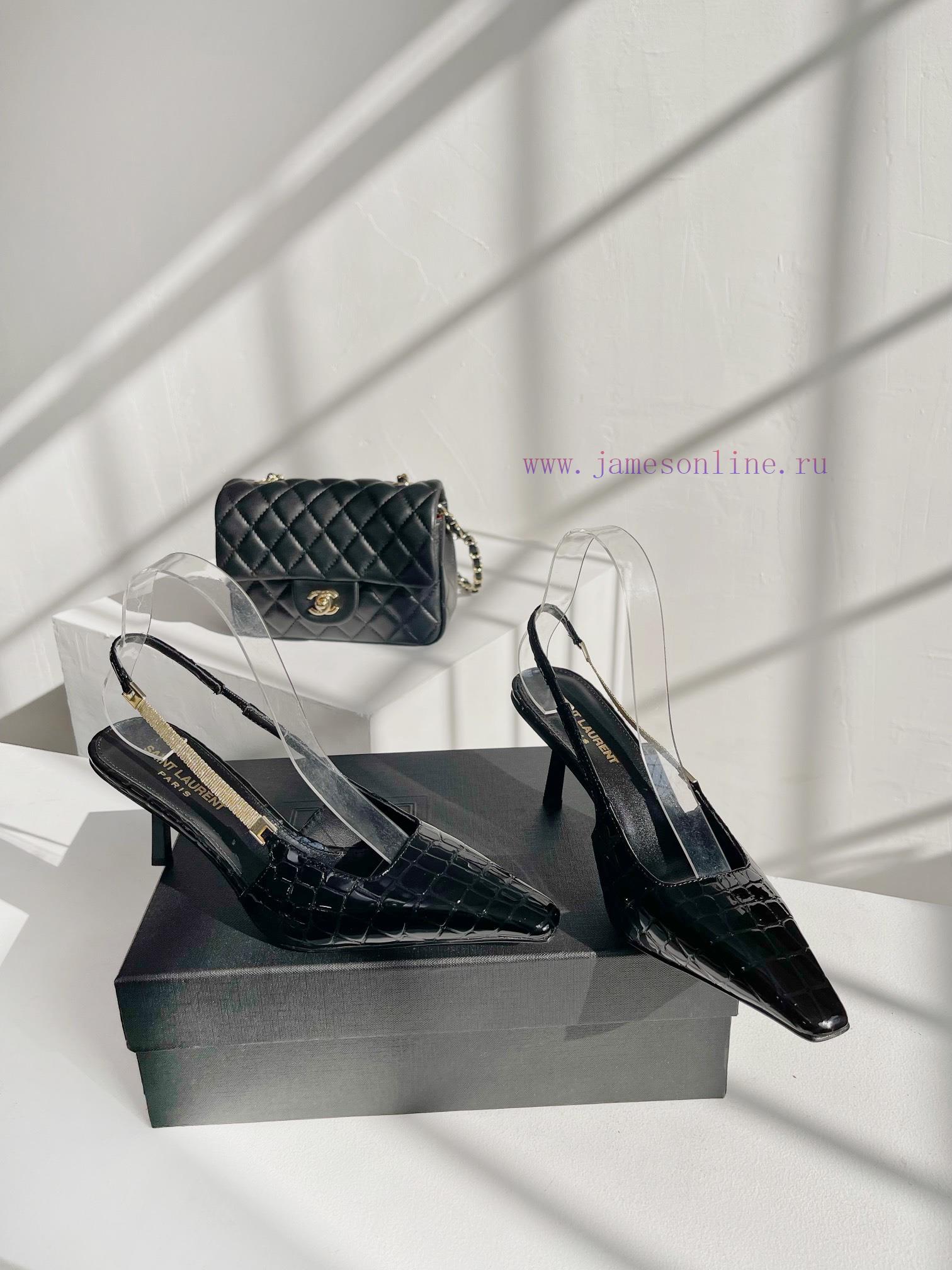 🫰 Saint Laurent Paris Runway Updated SynchronouslyThe Small Gold Bar Heel Is Really BeautifulSa ttkwbezf - Image 3